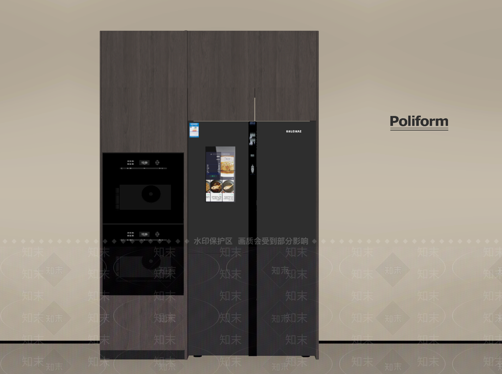 冰箱SU模型下载【ID:1197520374】