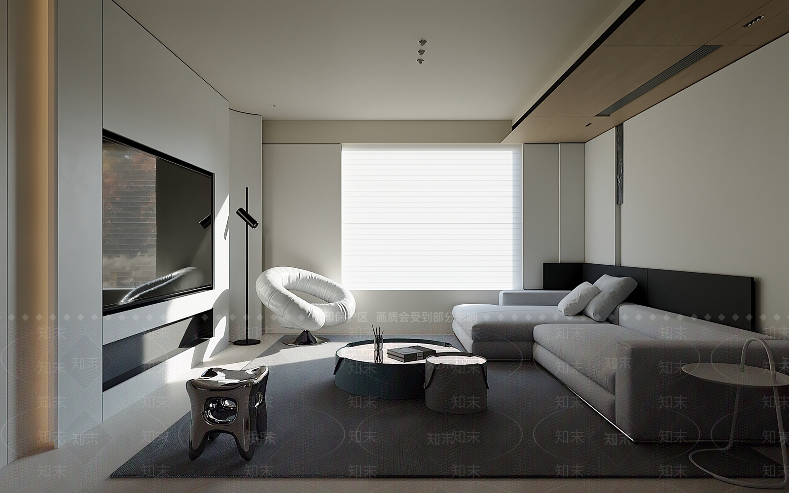 现代酒店客房3D模型下载【ID:1215158276】