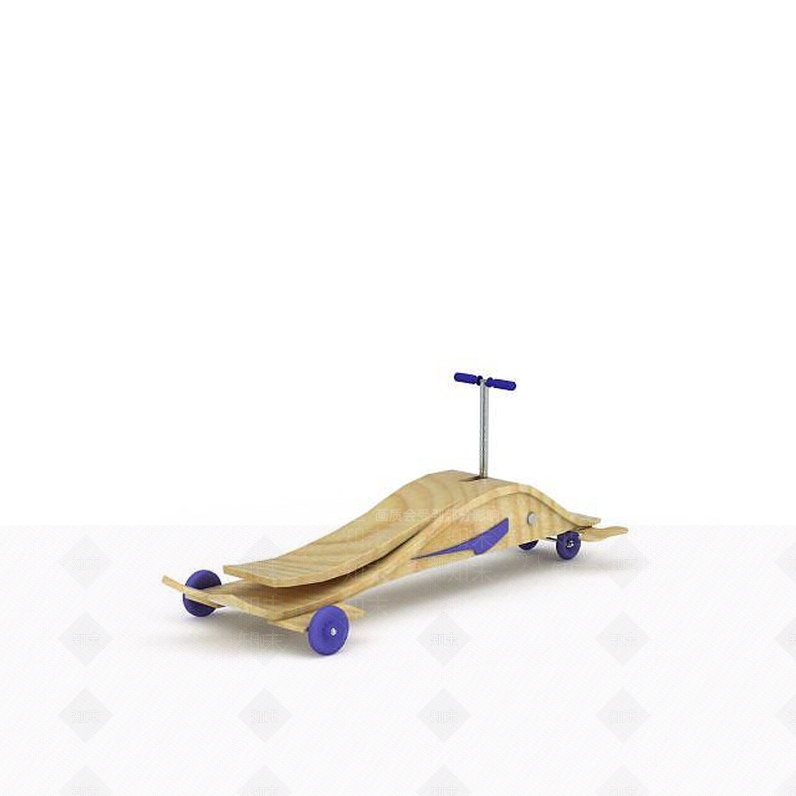 现代儿童踏板车3D模型下载【ID:1197532139】
