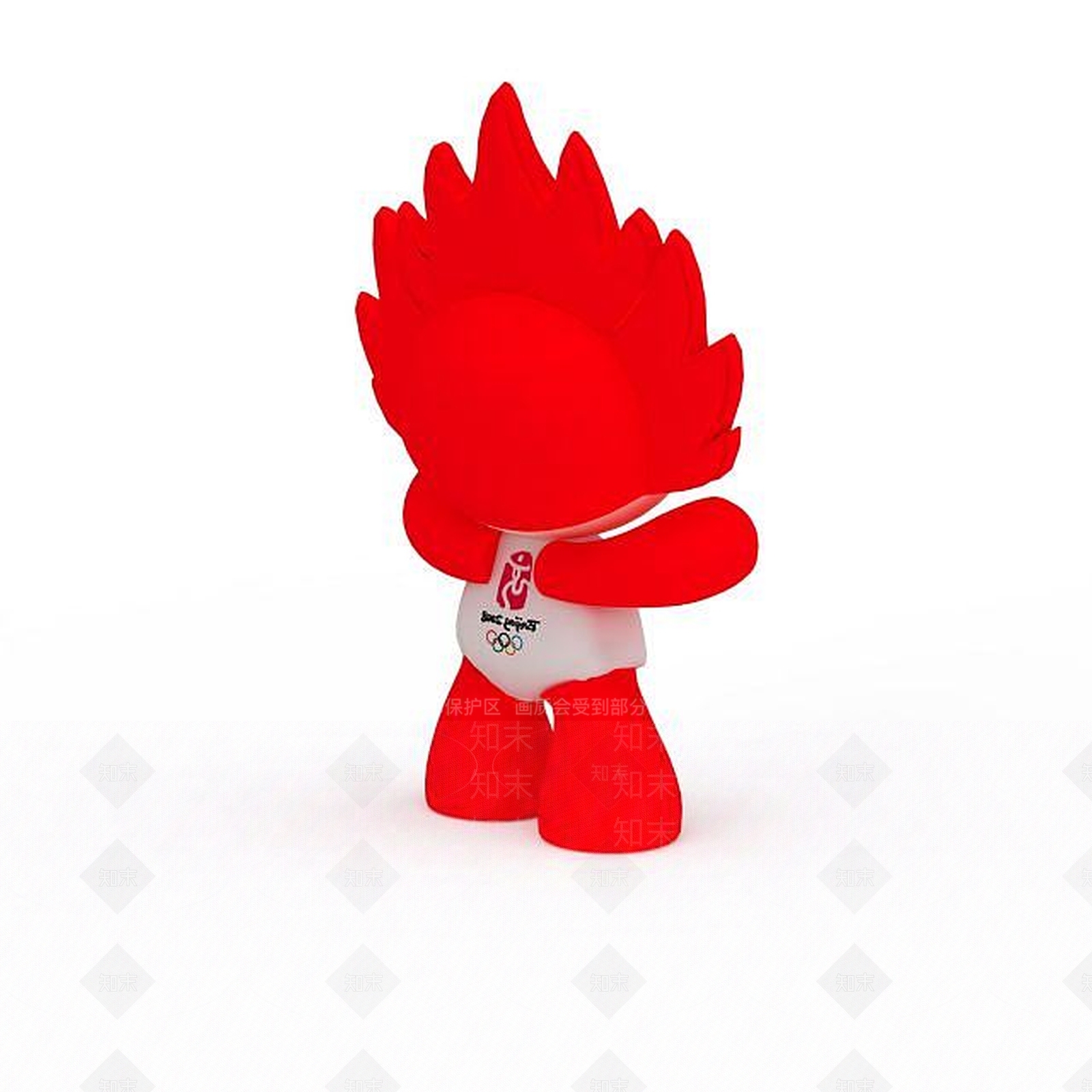 现代福娃欢欢玩偶3D模型下载【ID:1197532278】