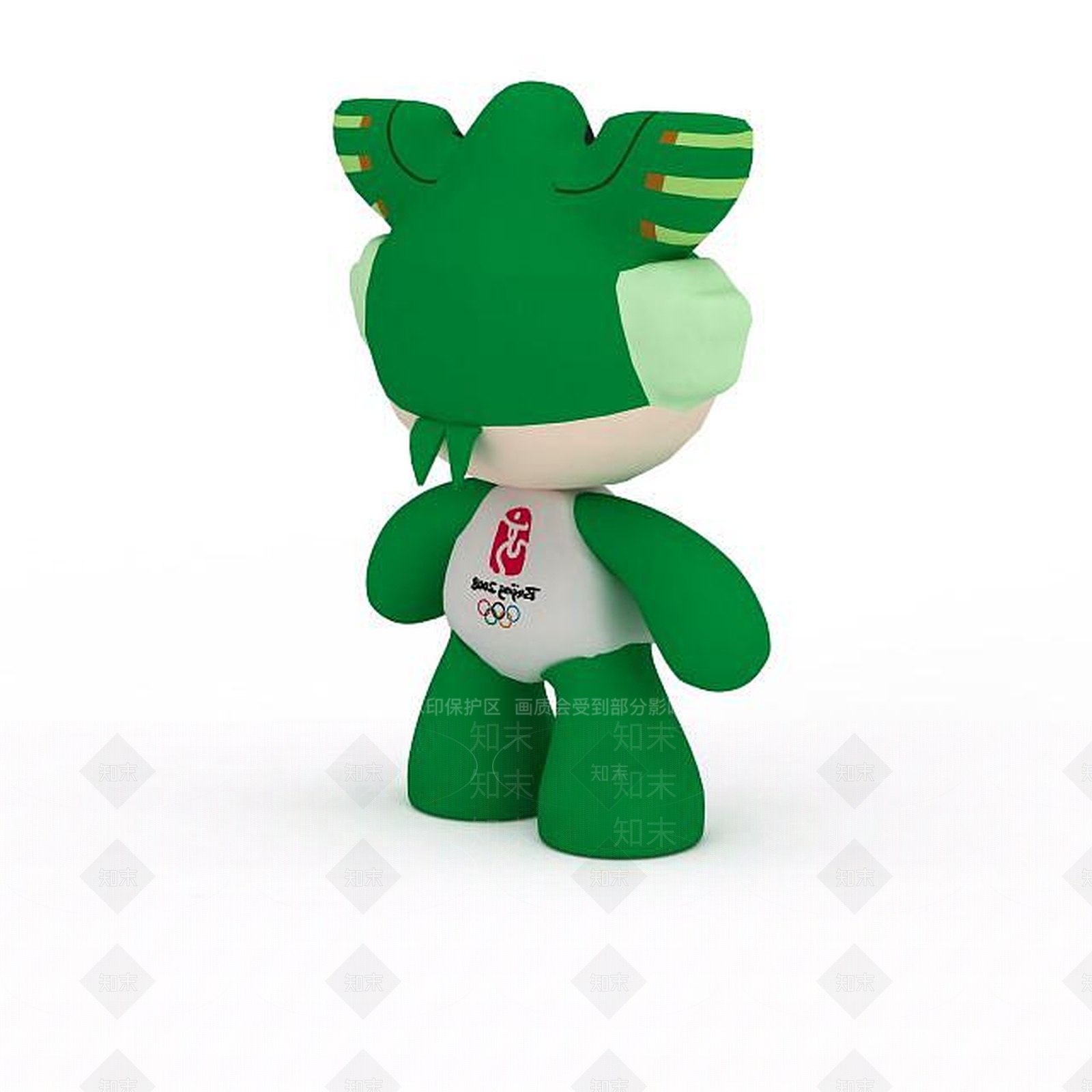 现代福娃妮妮玩偶3D模型下载【ID:1197532399】