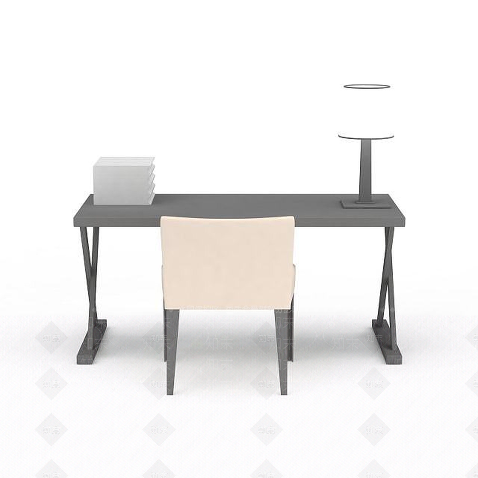 现代办公室桌椅3D模型下载【ID:1197532694】