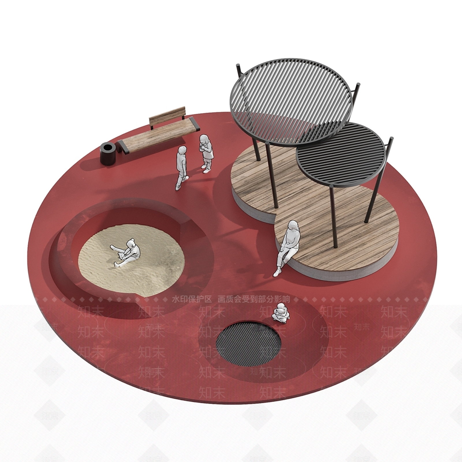 儿童器材3D模型下载【ID:1197534172】