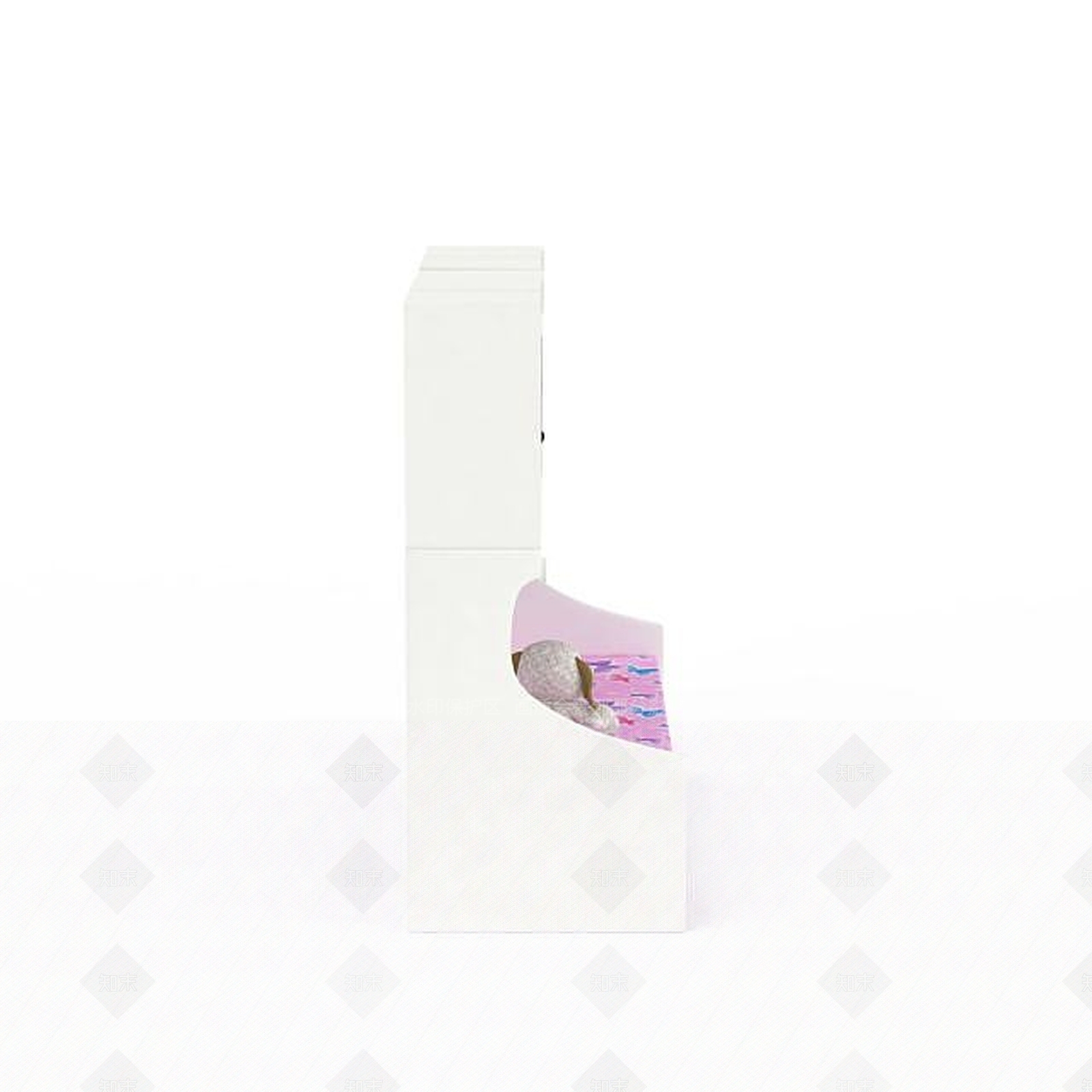 现代儿童床3D模型下载【ID:1197534370】
