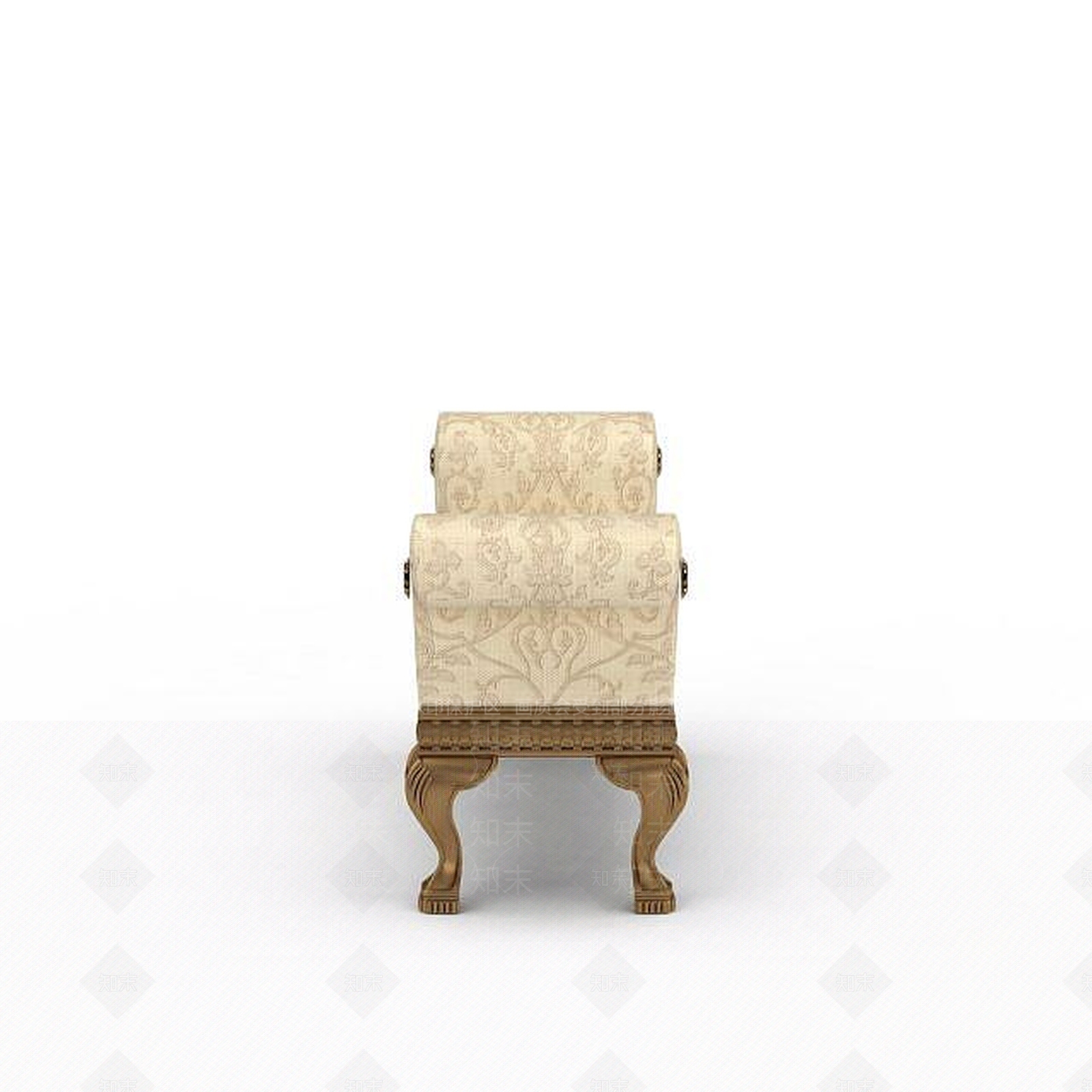 现代梳妆凳3D模型下载【ID:1197534355】