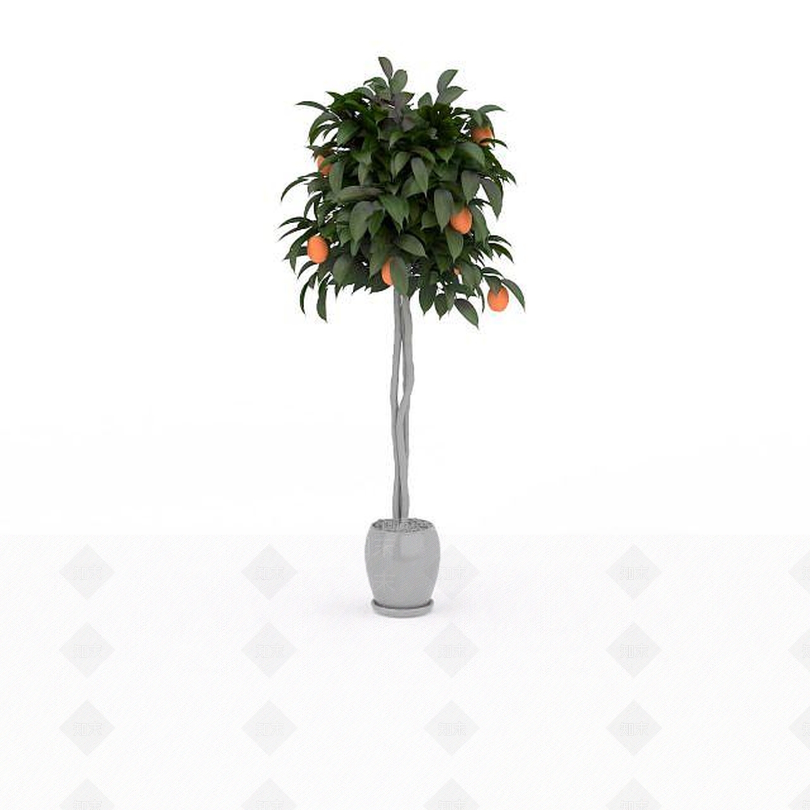 现代水果树3D模型下载【ID:1197535170】
