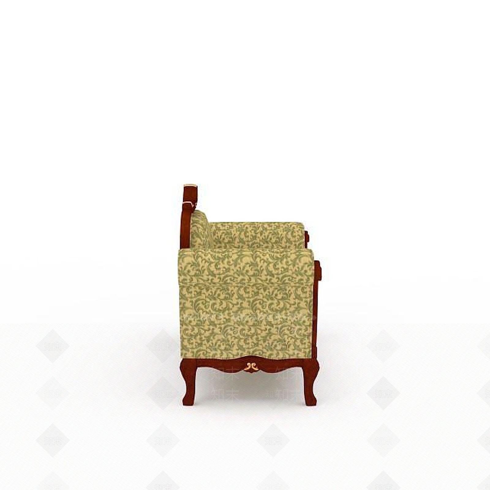 美式双人沙发组合3D模型下载【ID:1197536337】