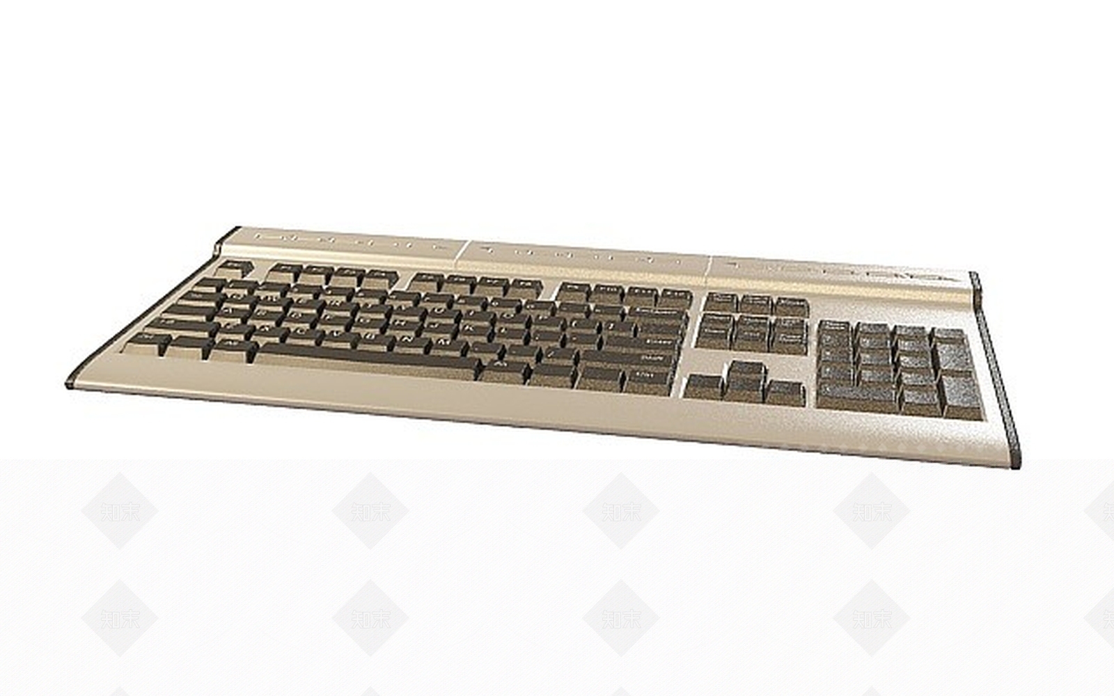 现代办公电脑键盘3D模型下载【ID:1197538017】