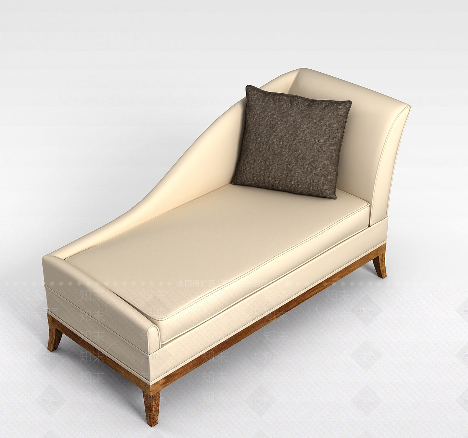 现代布艺贵妃椅3D模型下载【ID:1197538363】