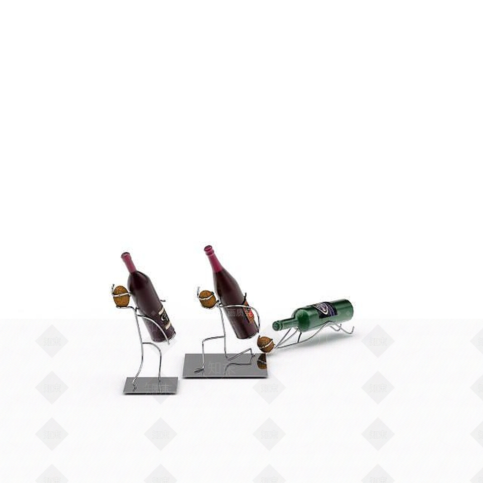 现代红酒支架3D模型下载【ID:1197538438】