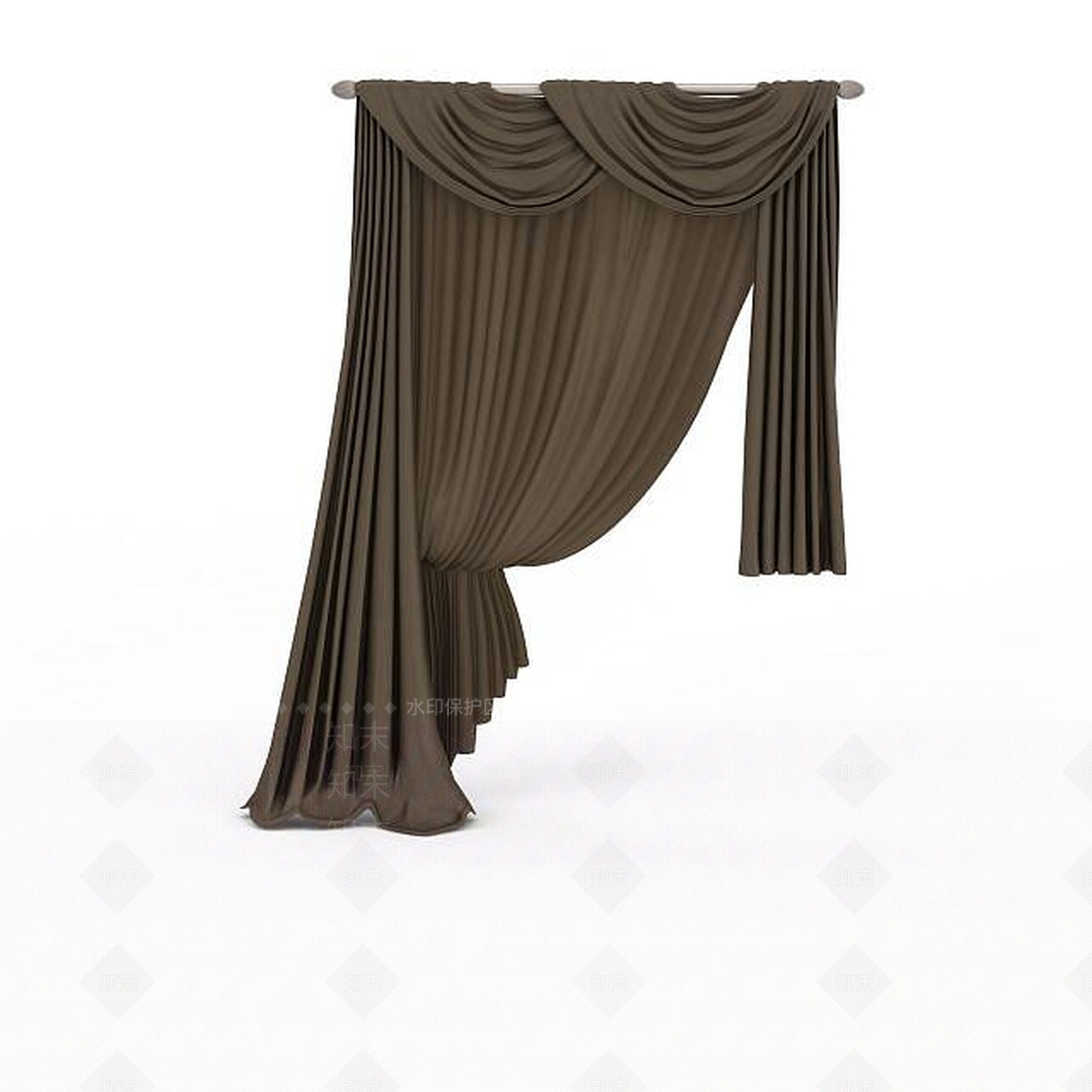 现代会议室窗帘3D模型下载【ID:1197540234】