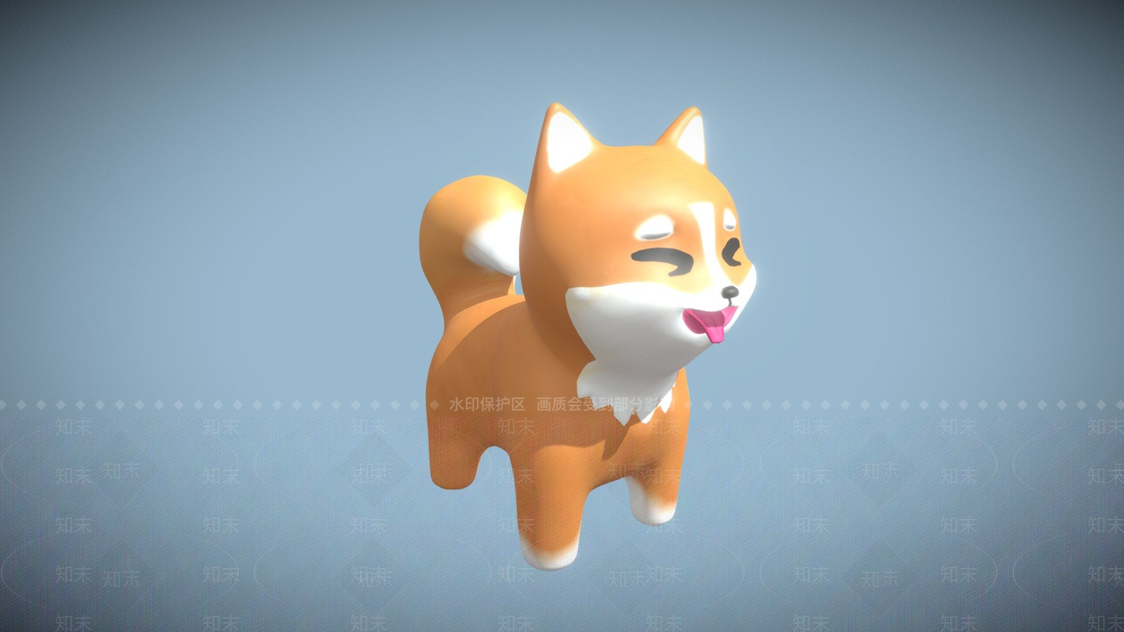 其他动物柴犬3D模型下载【ID:1197540692】