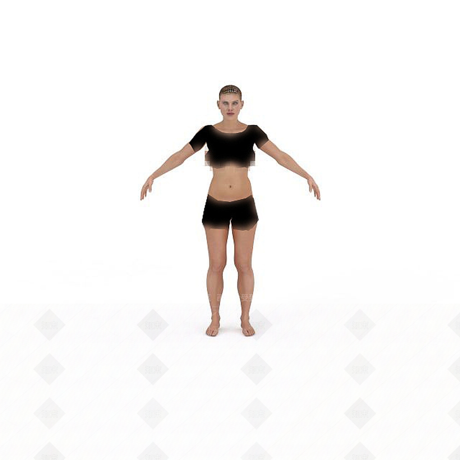 现代女人3D模型下载【ID:1197540997】