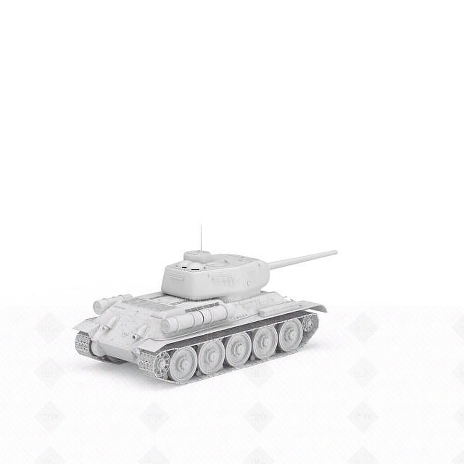 现代坦克3D模型下载【ID:1197541099】