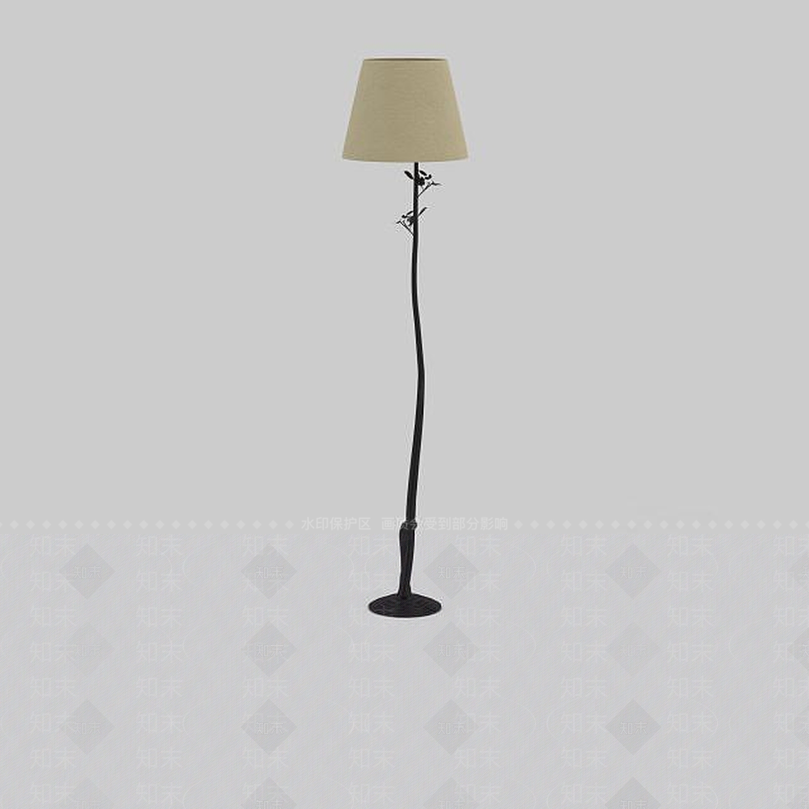 现代时尚创意树枝落地灯3D模型下载【ID:1197541850】