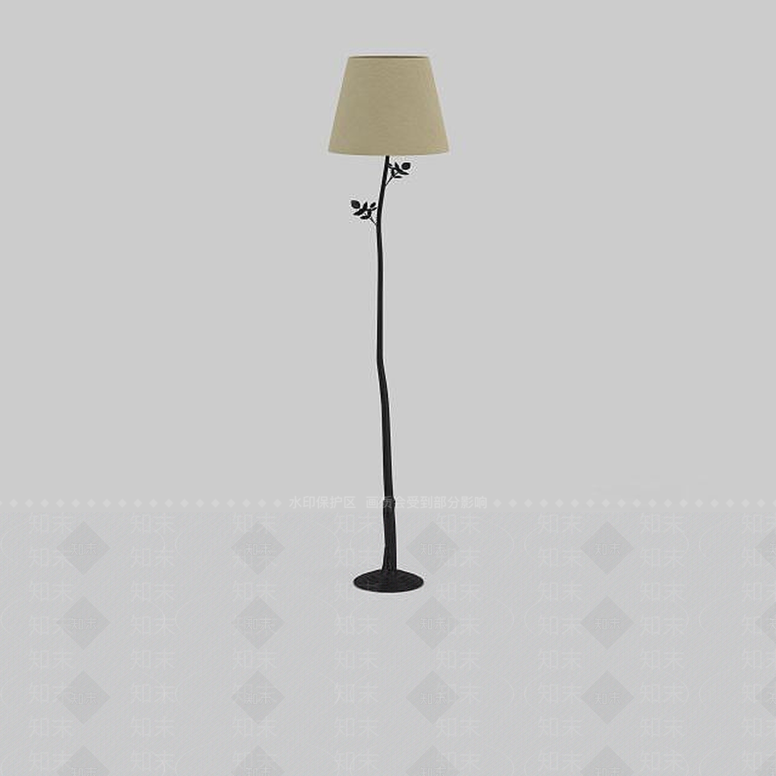 现代时尚创意树枝落地灯3D模型下载【ID:1197541850】