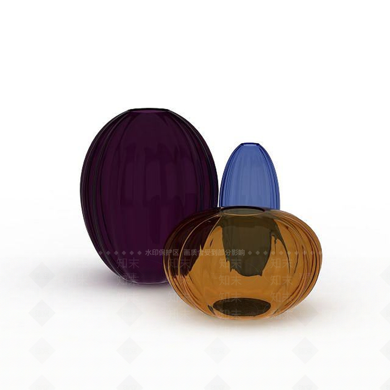 现代时尚水晶摆件3D模型下载【ID:1197542196】