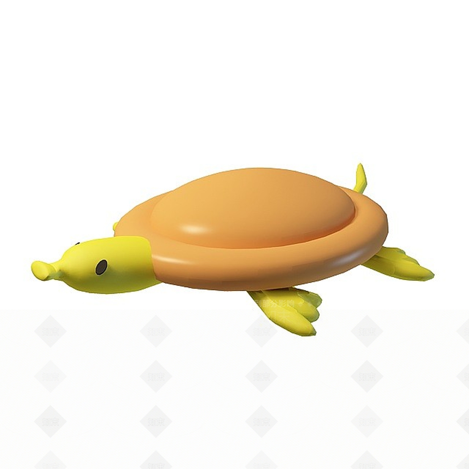 现代卡通小乌龟3D模型下载【ID:1197543450】