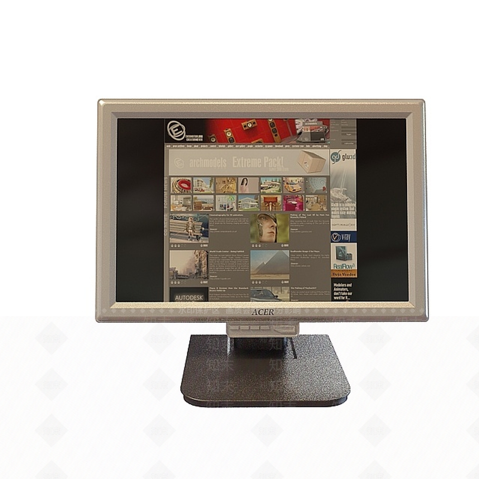 现代会议显示设备3D模型下载【ID:1197544313】