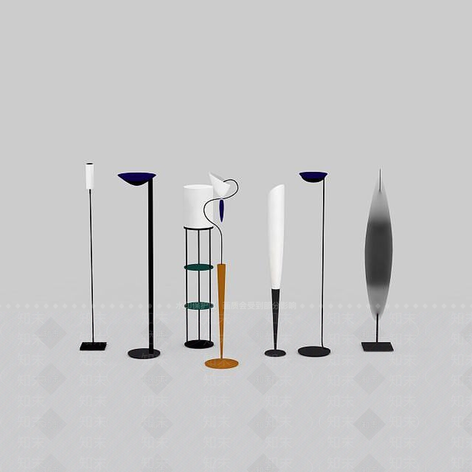 现代创意完美吊灯3D模型下载【ID:1197544497】