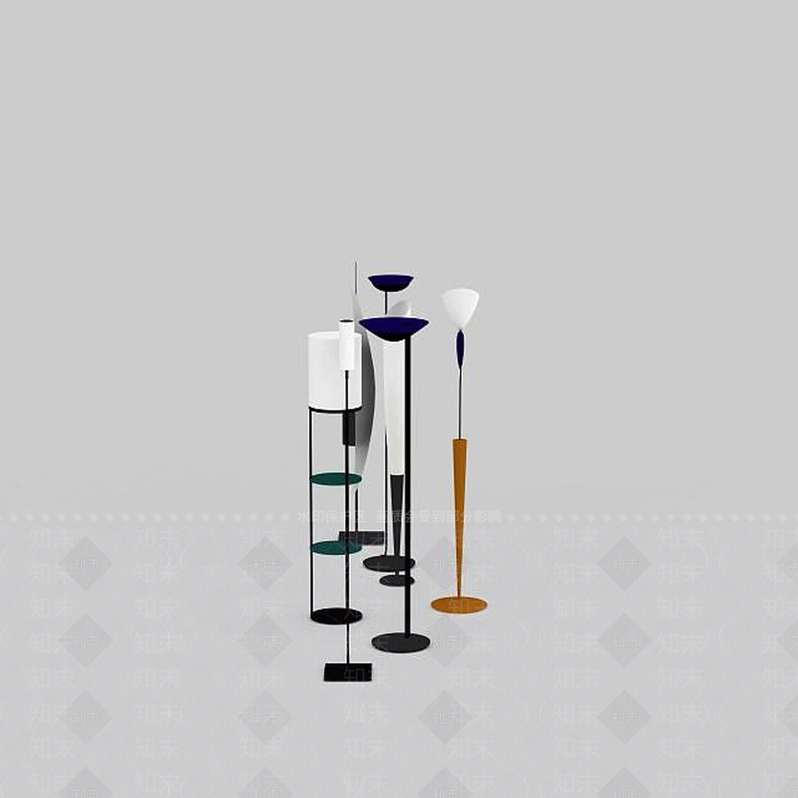 现代创意完美吊灯3D模型下载【ID:1197544497】
