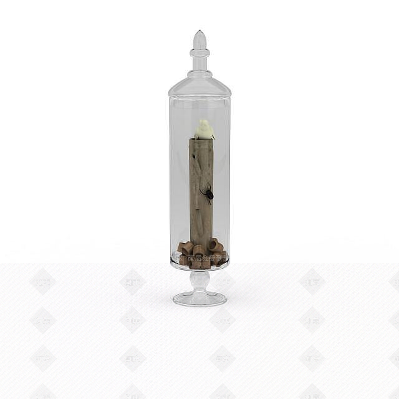 现代玻璃陈设品3D模型下载【ID:1197546072】