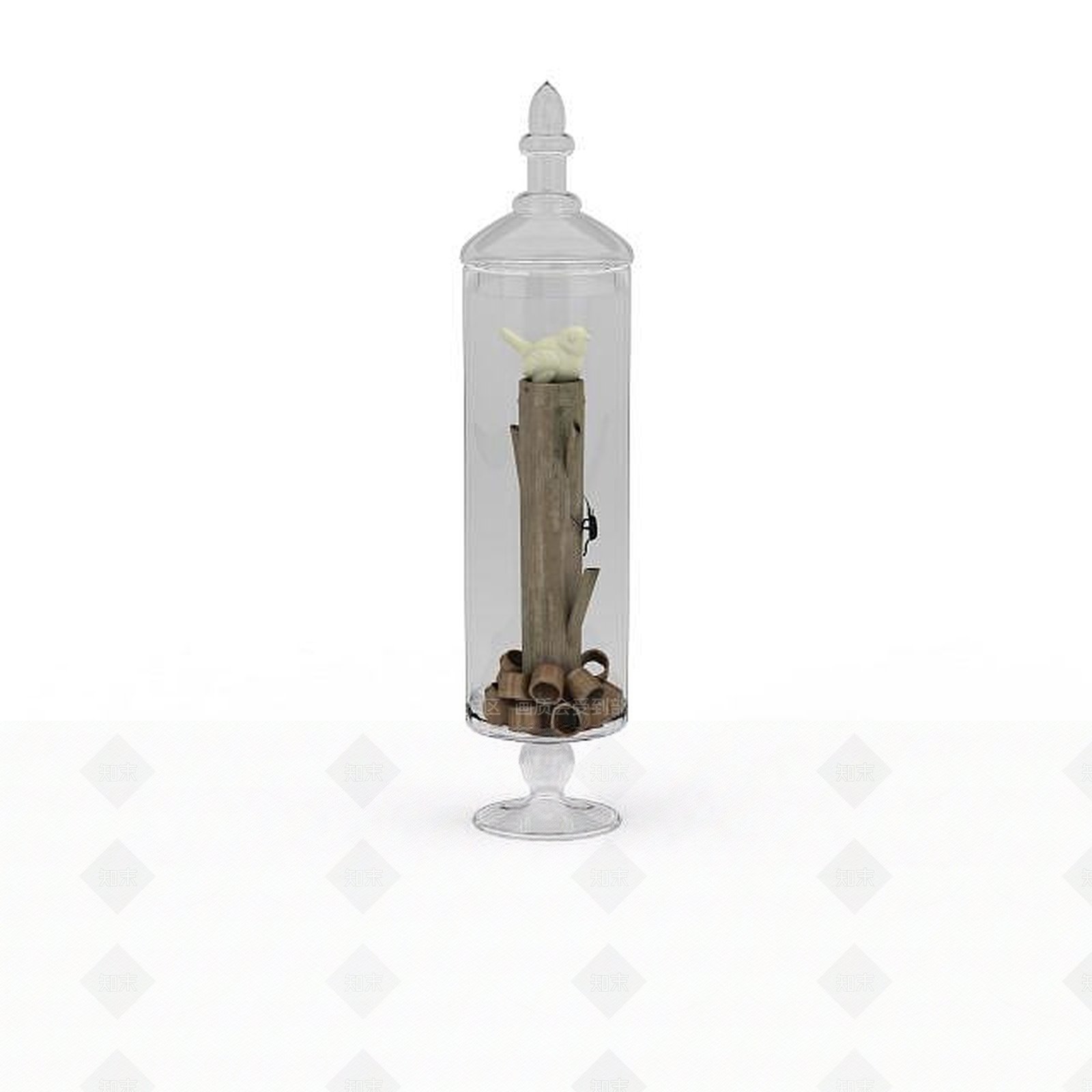 现代玻璃陈设品3D模型下载【ID:1197546072】