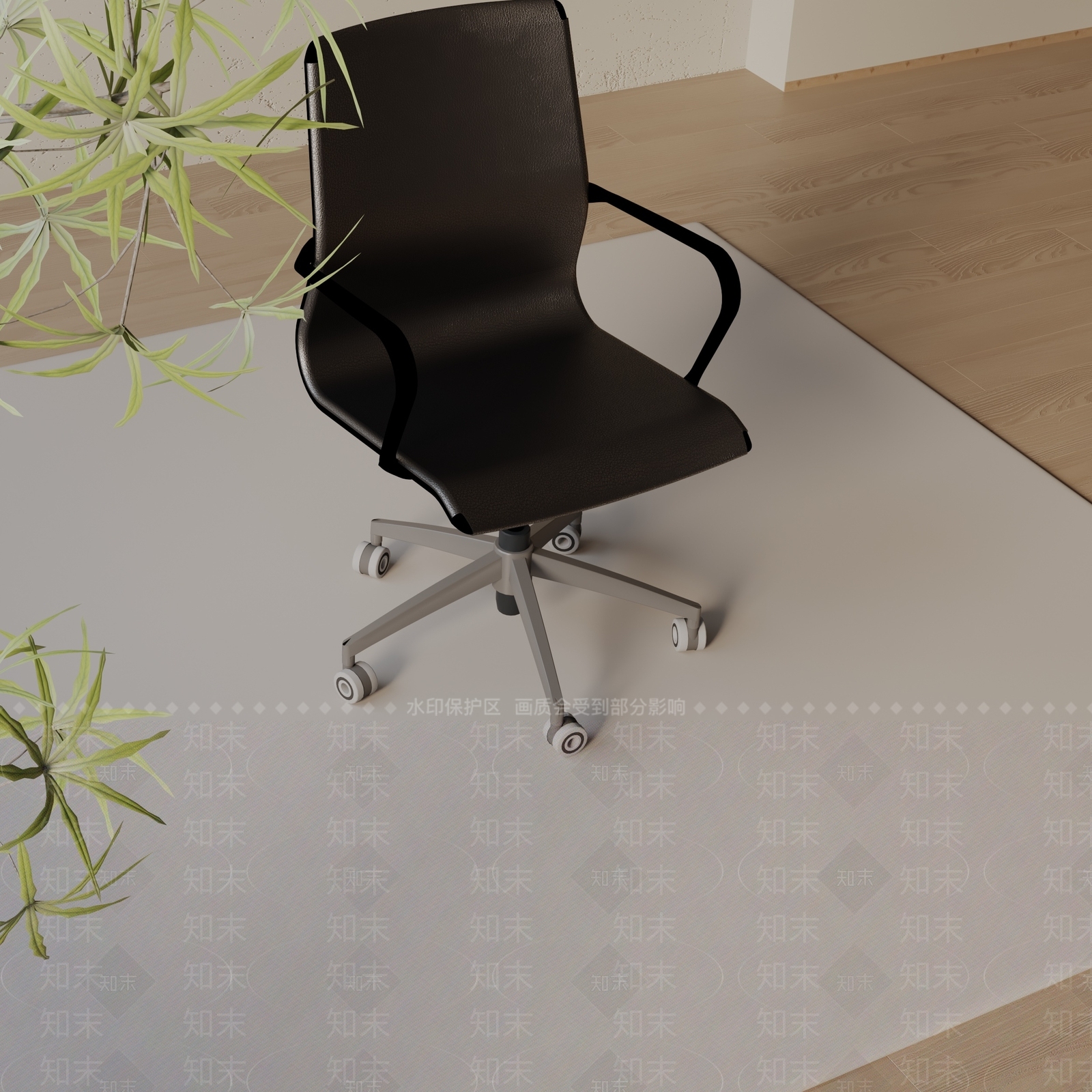 现代办公椅3D模型下载【ID:1197547257】