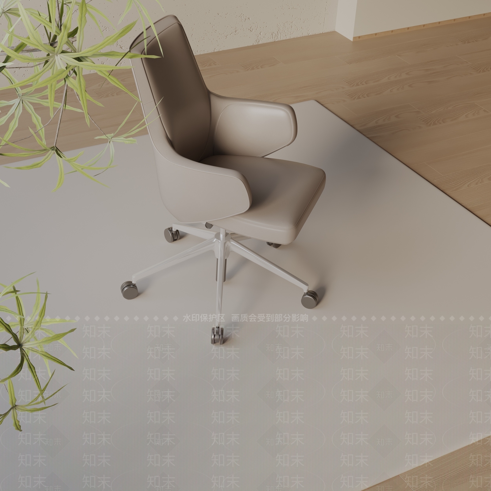 现代办公椅3D模型下载【ID:1197548128】