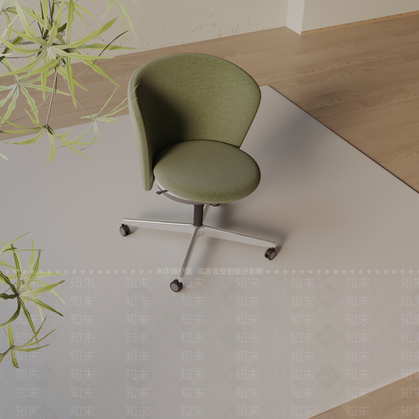 现代办公椅3D模型下载【ID:1197549116】