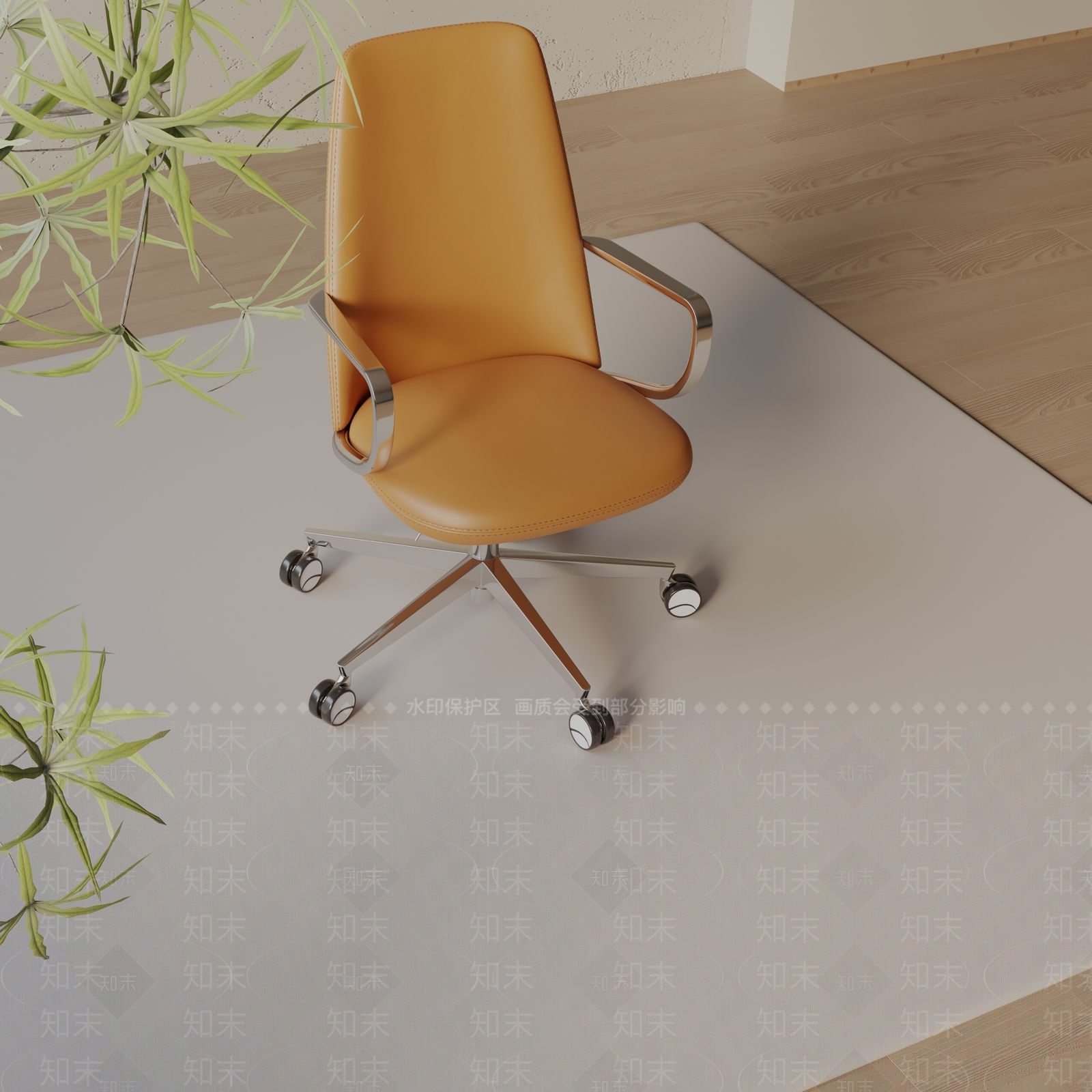 现代办公椅3D模型下载【ID:1197549875】