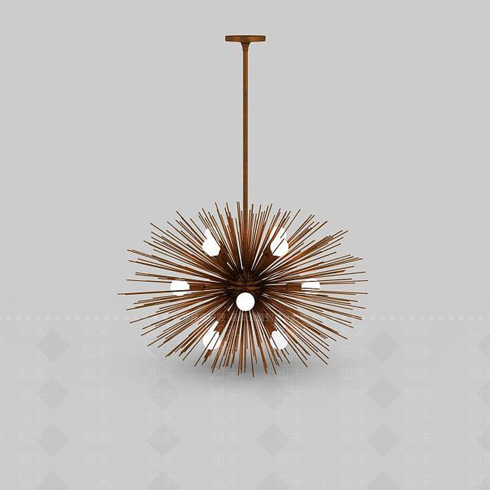 现代室内艺术吊灯3D模型下载【ID:1197549741】