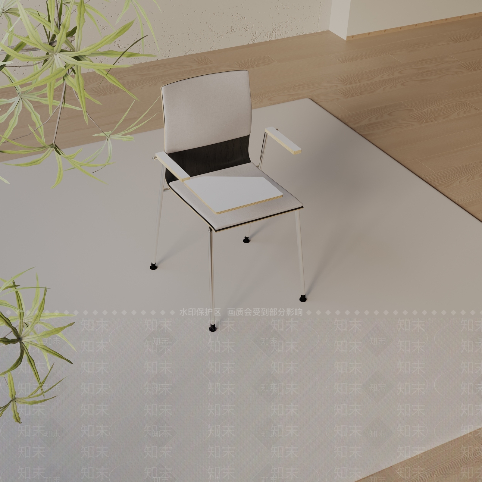 现代办公椅3D模型下载【ID:1197550592】