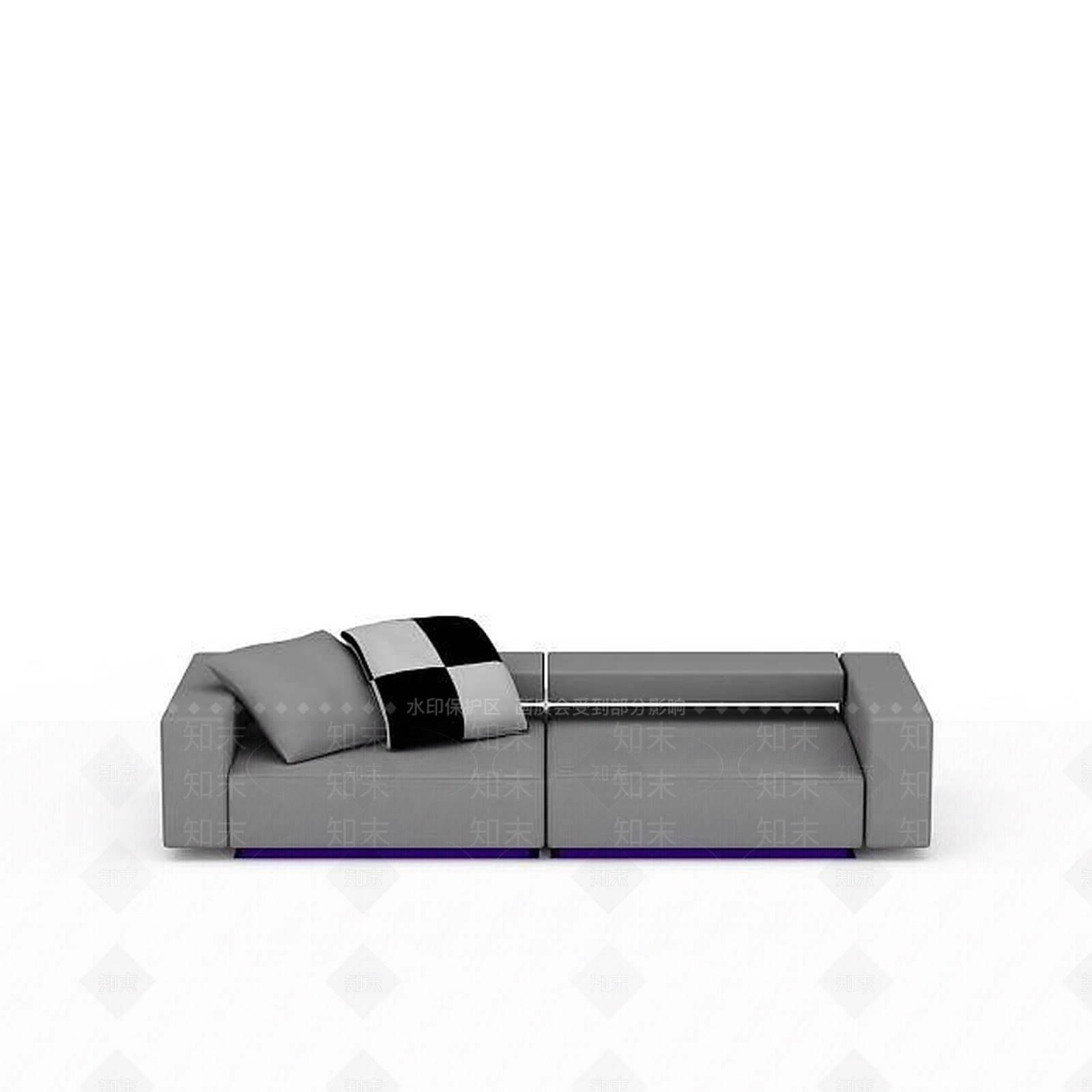 现代客厅沙发3D模型下载【ID:1197552232】
