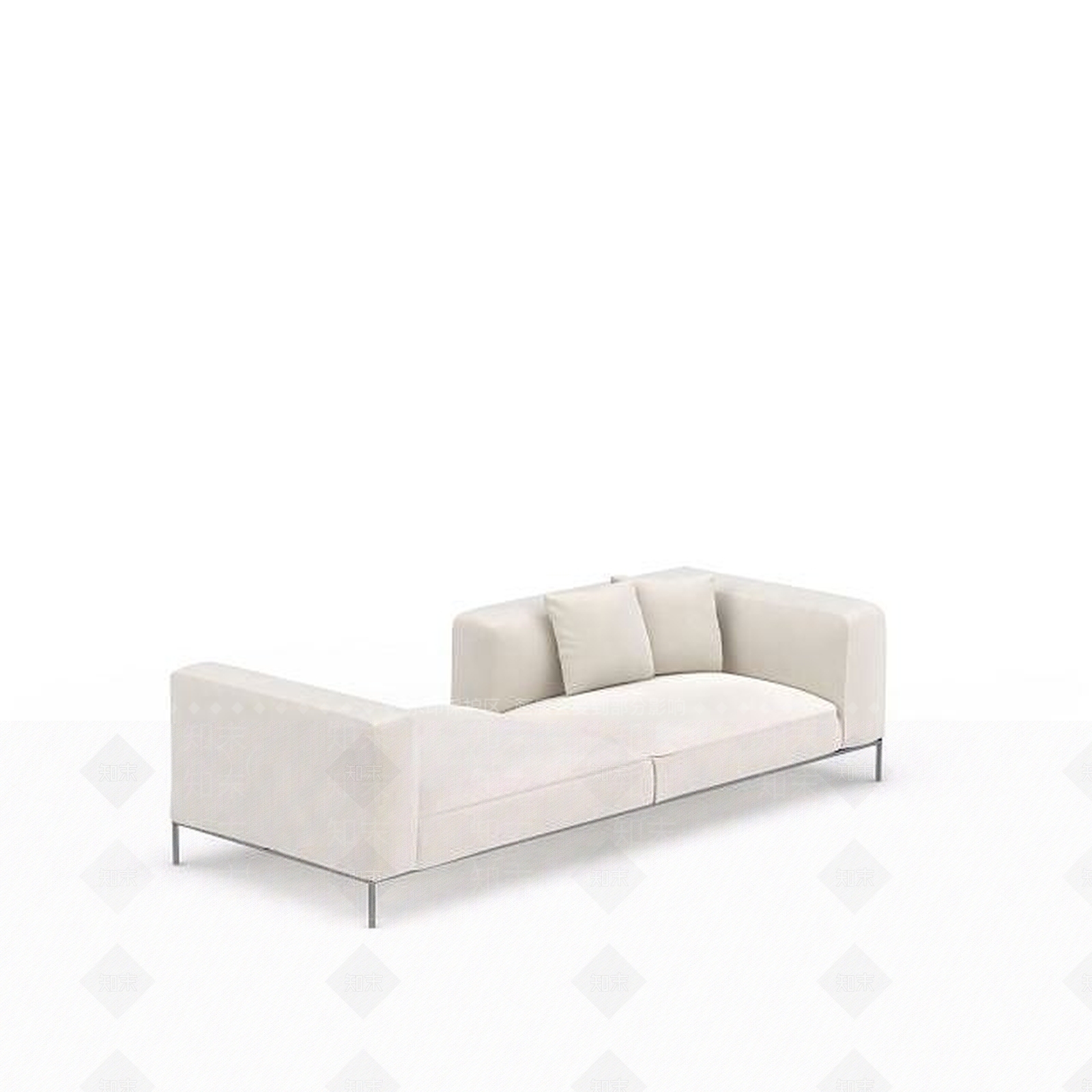 现代客厅沙发3D模型下载【ID:1197552690】