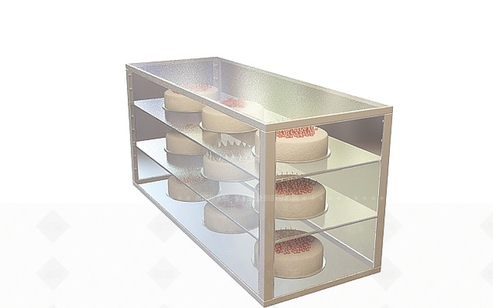 现代蛋糕展示架3D模型下载【ID:1197552798】