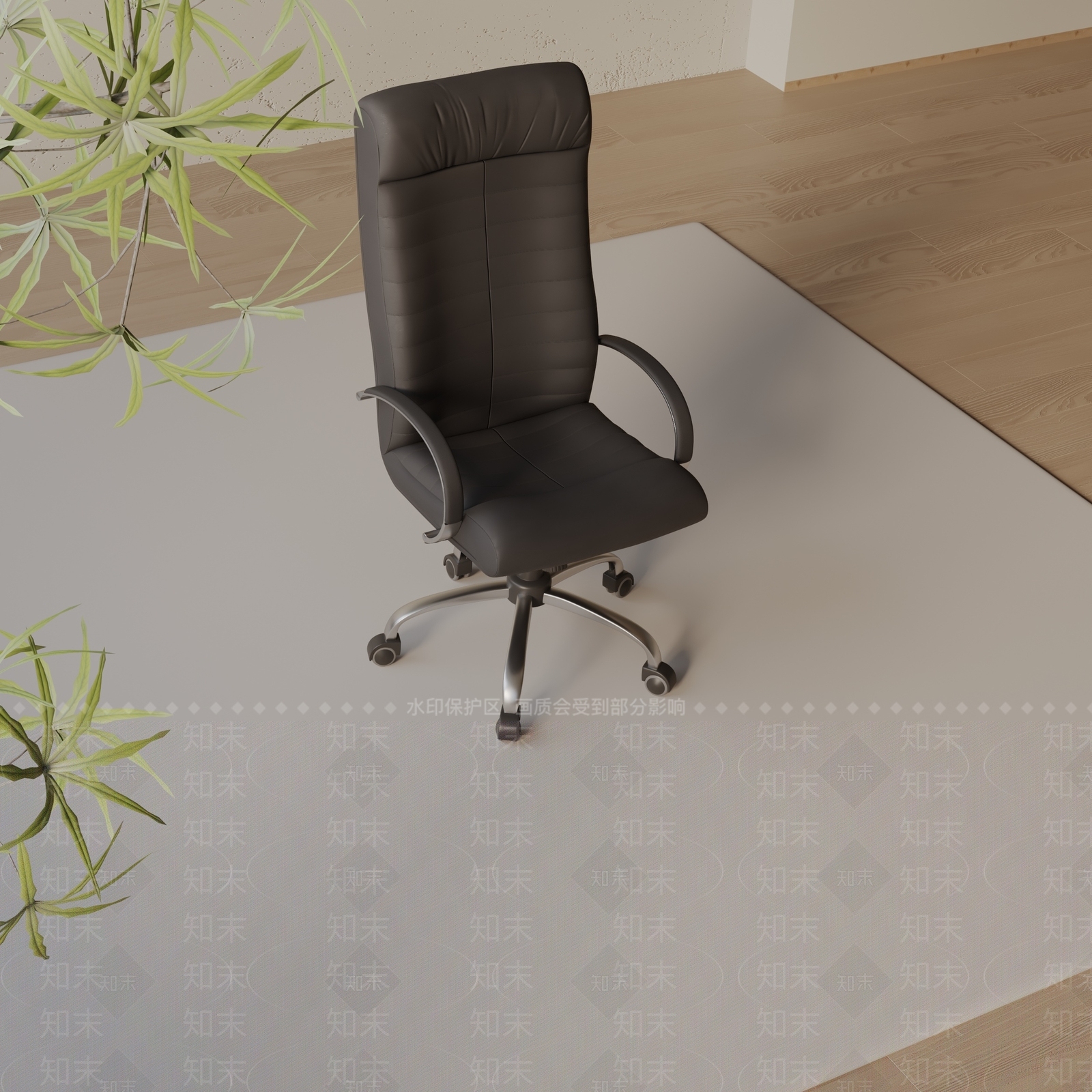 现代办公椅3D模型下载【ID:1197555025】