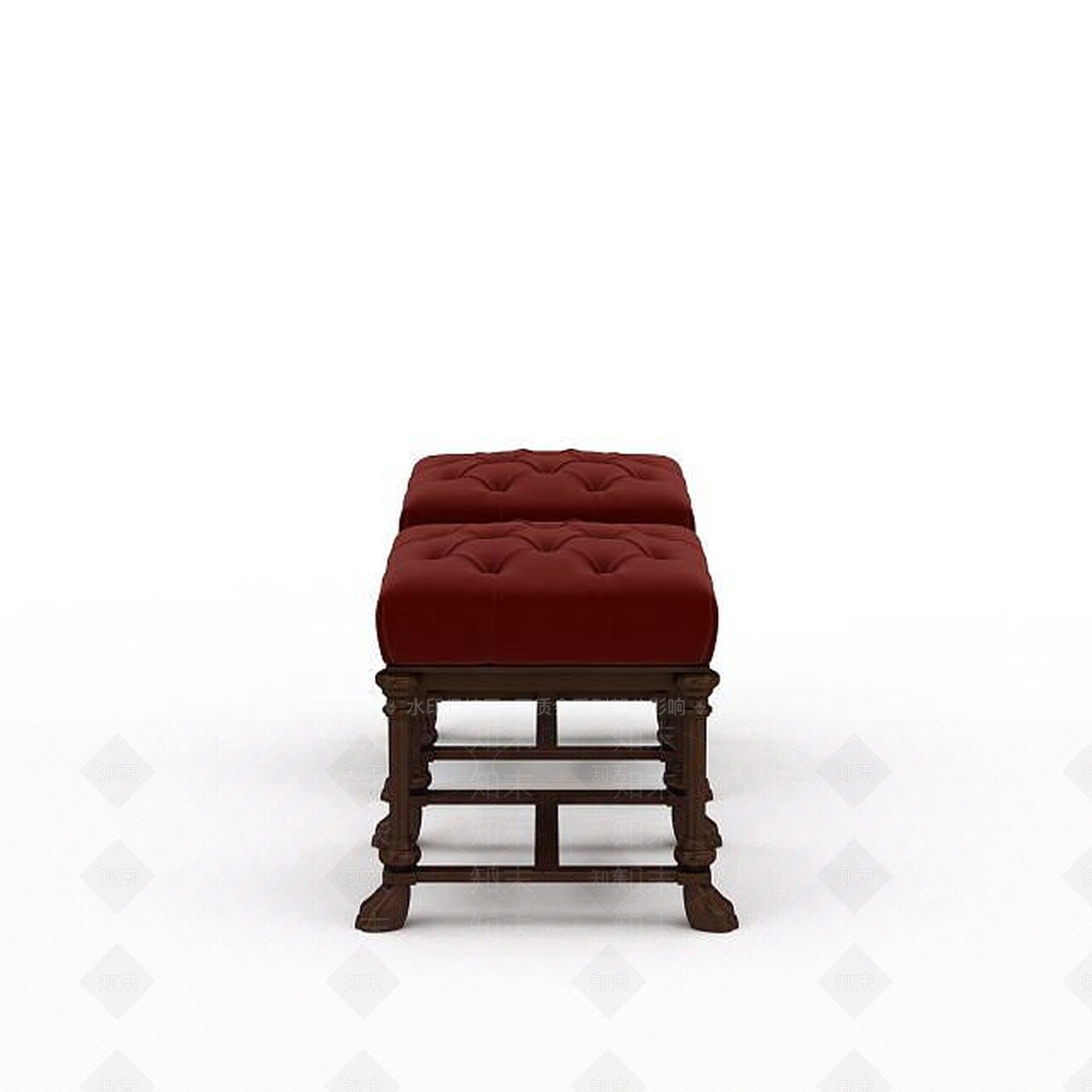 现代简约沙发凳3D模型下载【ID:1197555083】
