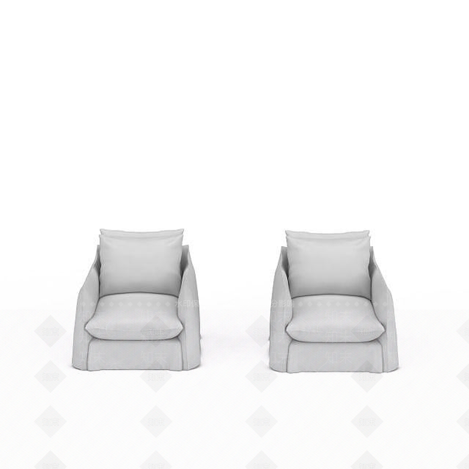 现代沙发躺椅3D模型下载【ID:1197555471】