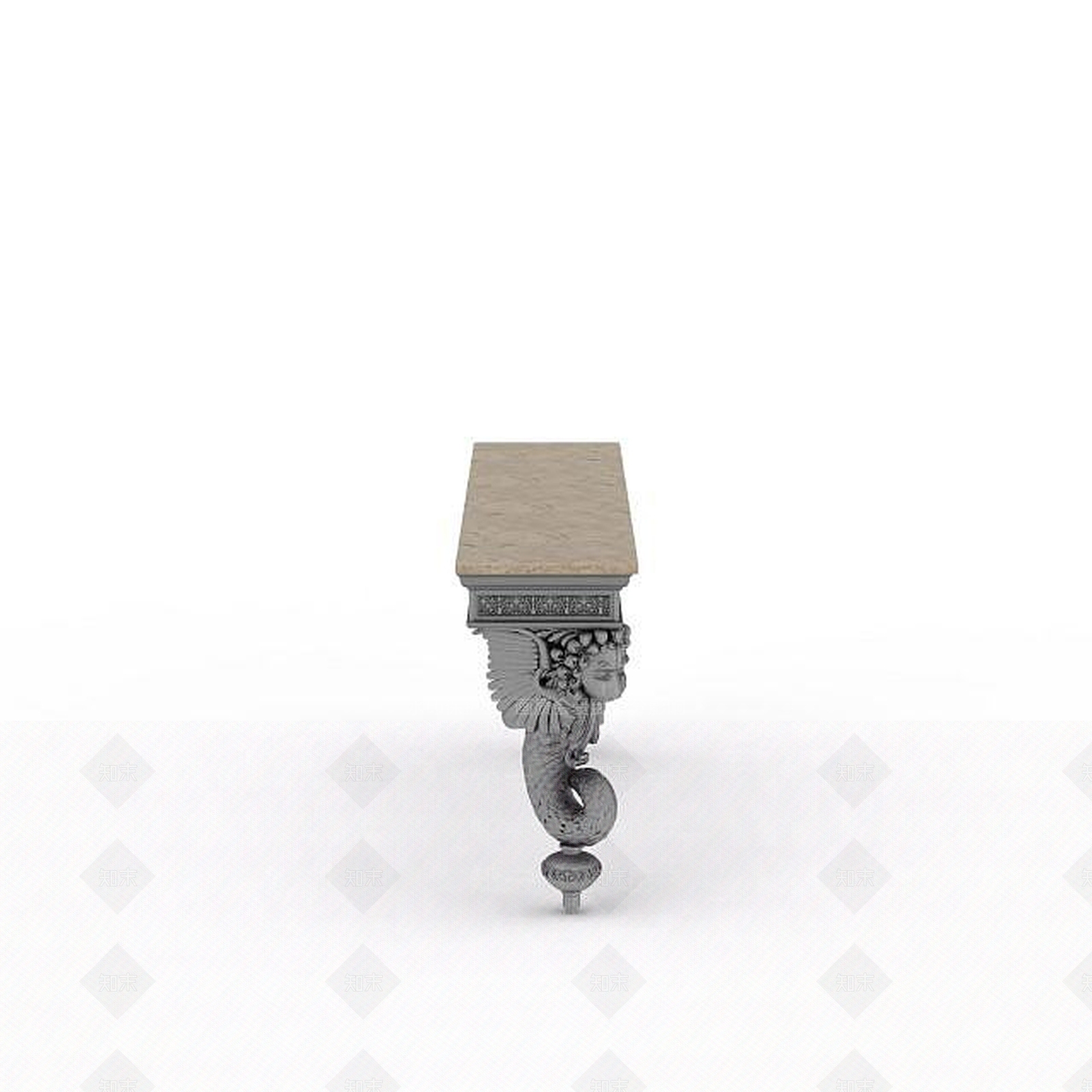 现代客厅长凳3D模型下载【ID:1197556277】