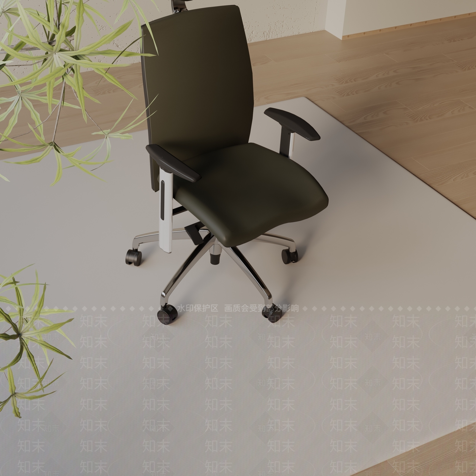 现代办公椅3D模型下载【ID:1197556691】