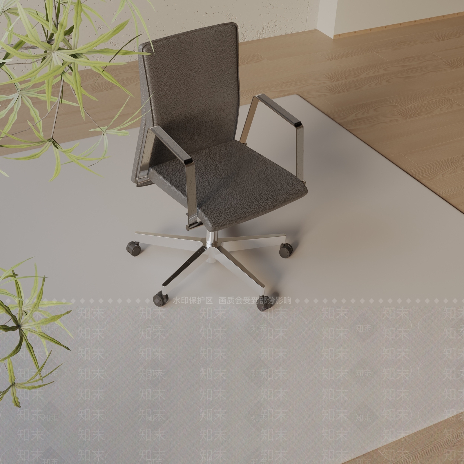 现代办公椅3D模型下载【ID:1197559033】