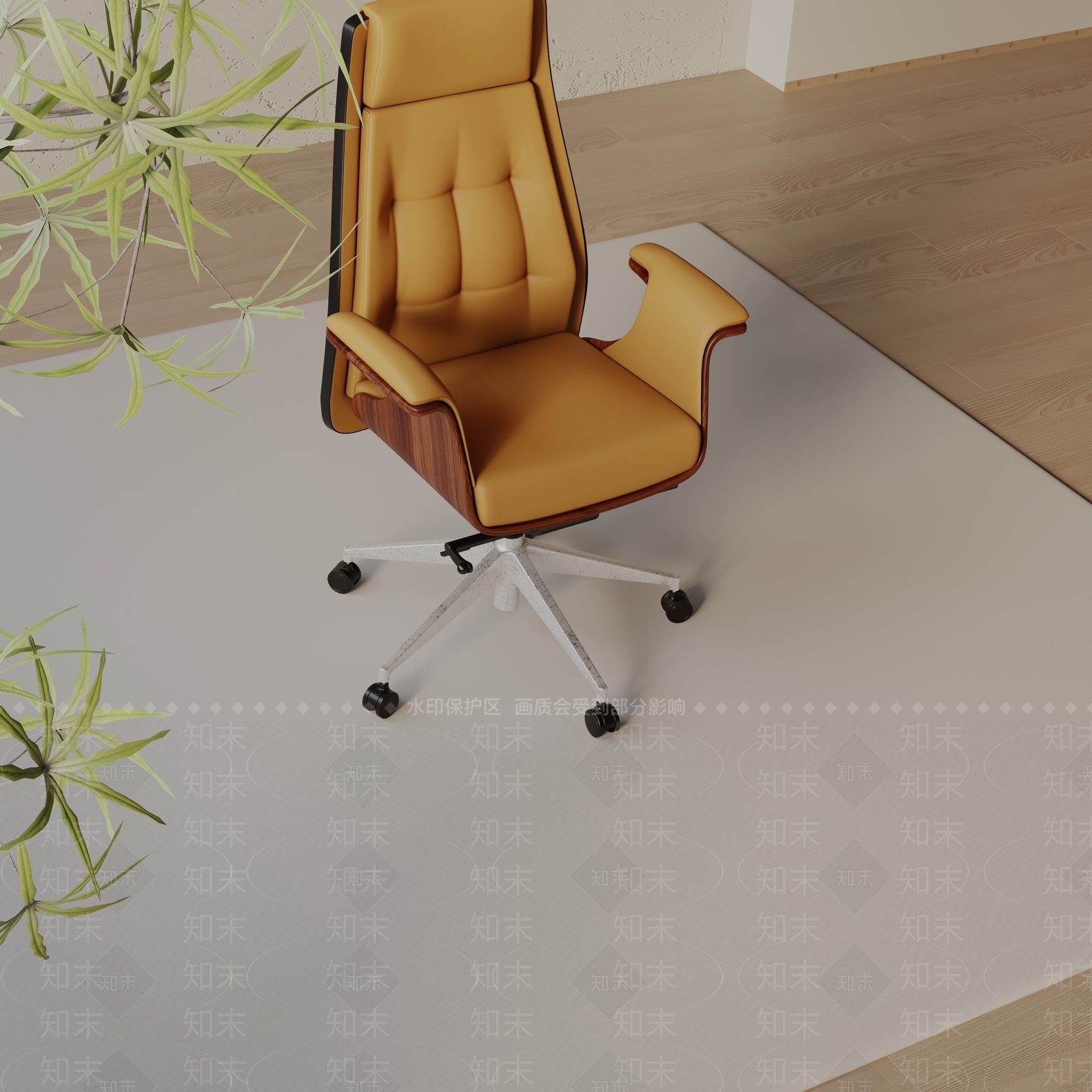 现代办公椅3D模型下载【ID:1197559914】