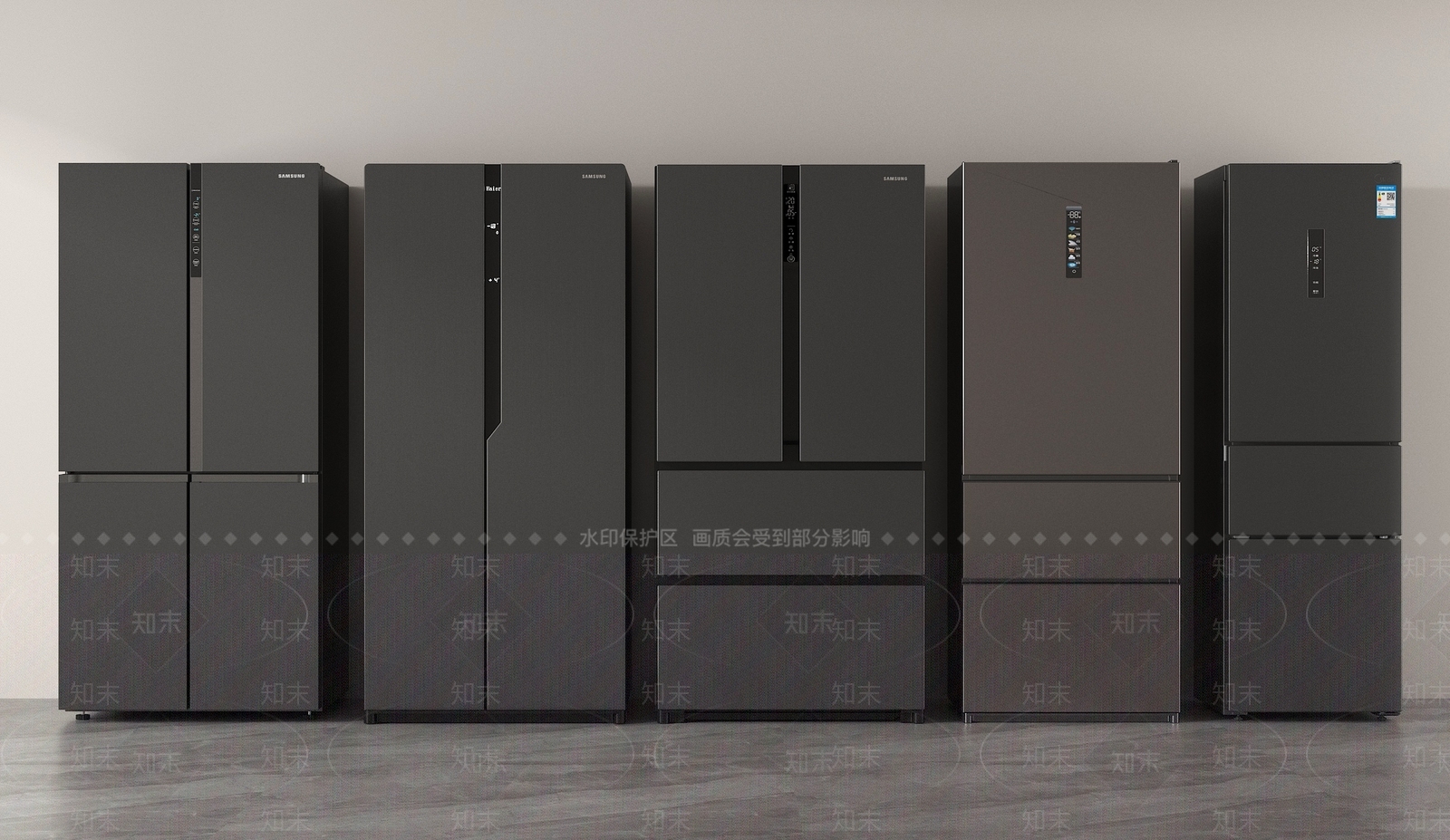 冰箱3D模型下载【ID:1197560411】