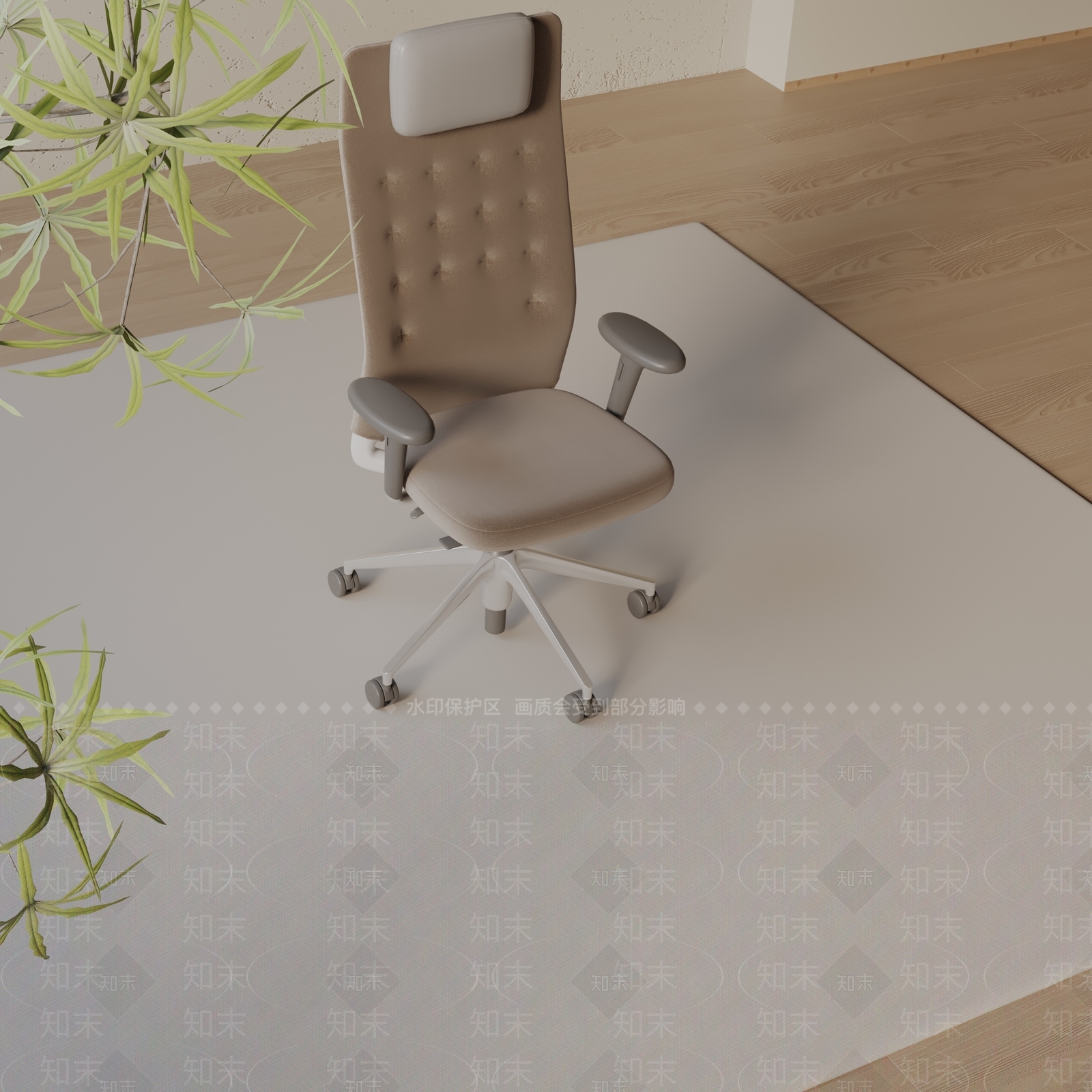现代办公椅3D模型下载【ID:1197561026】