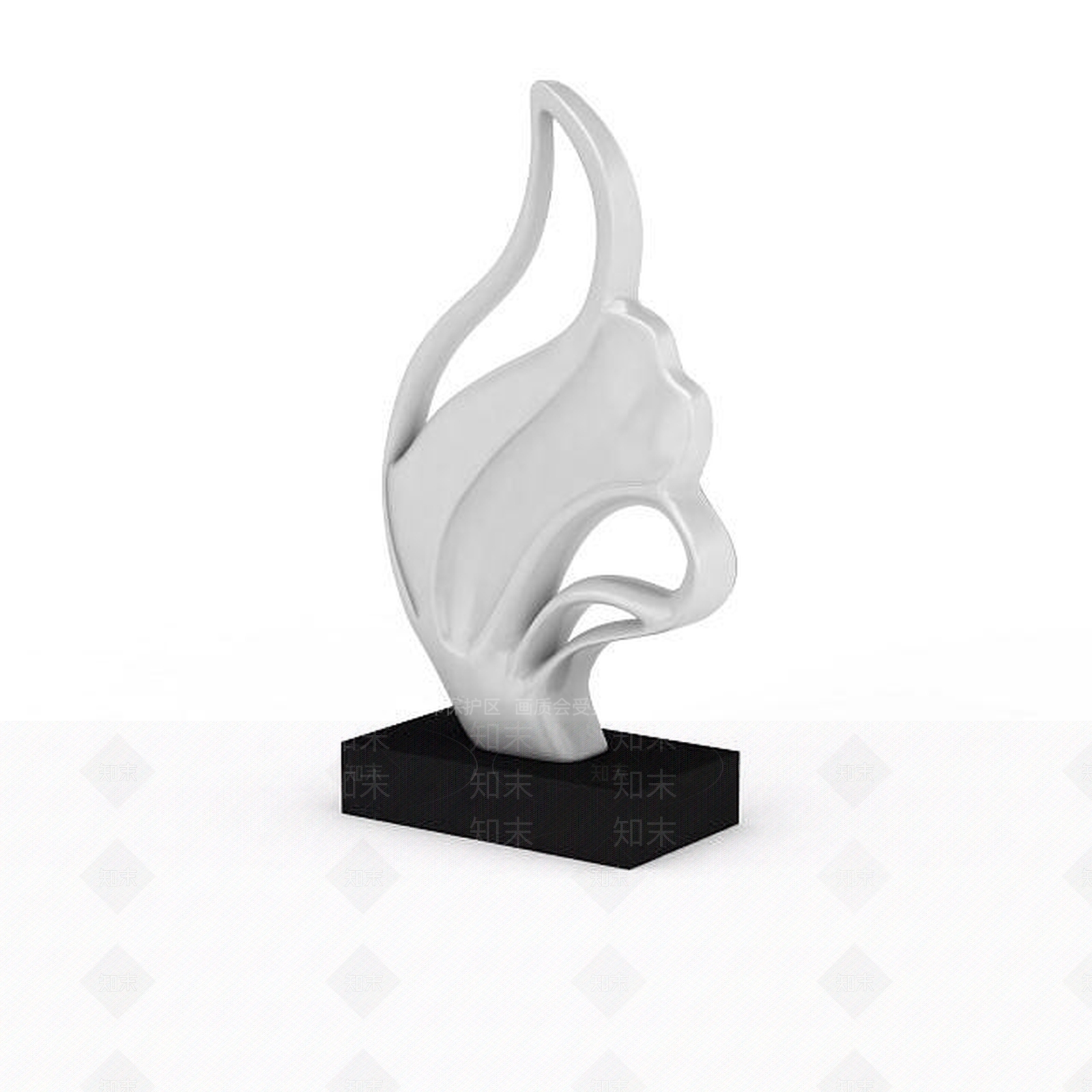 现代艺术装饰品3D模型下载【ID:1197561207】