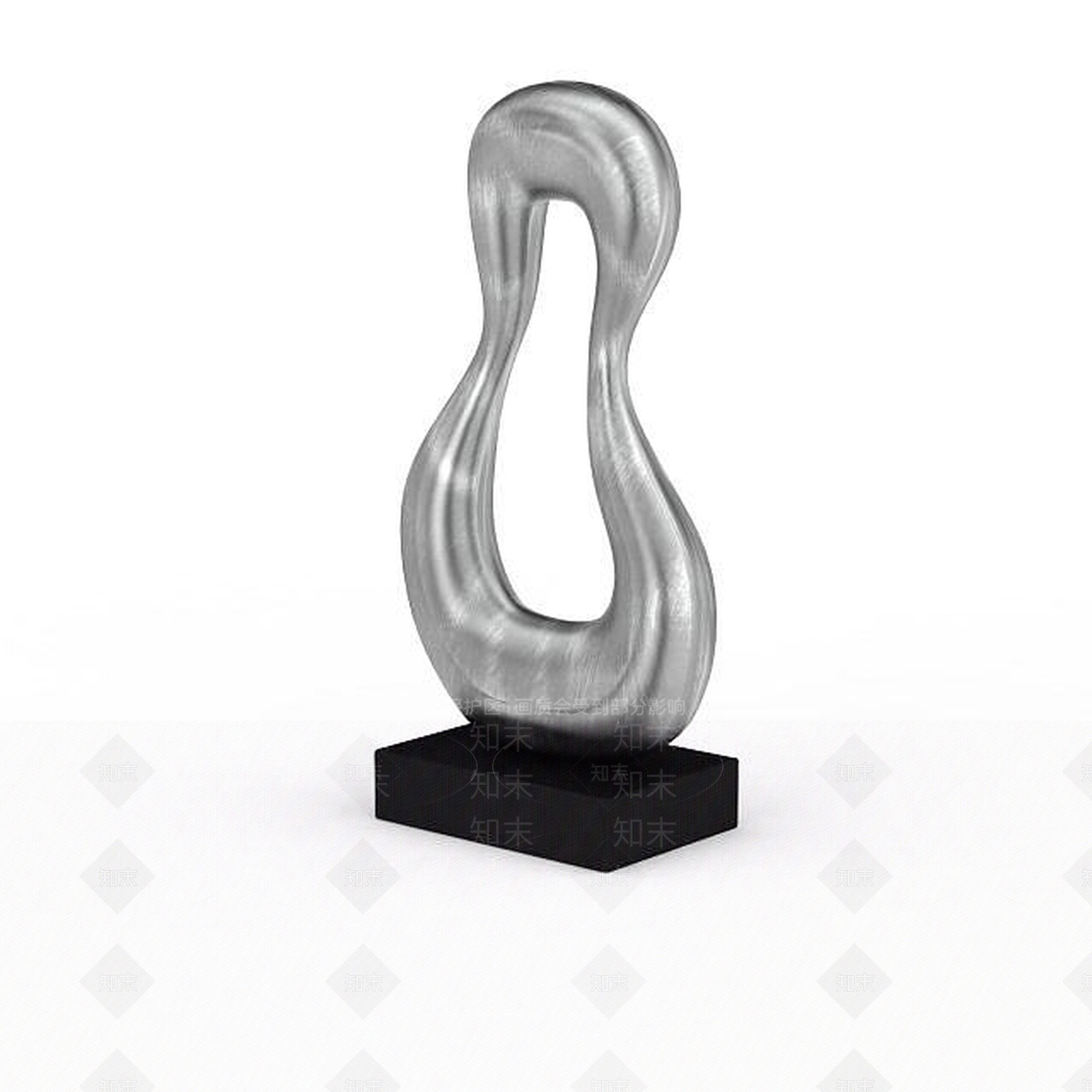 现代艺术装饰品3D模型下载【ID:1197561777】