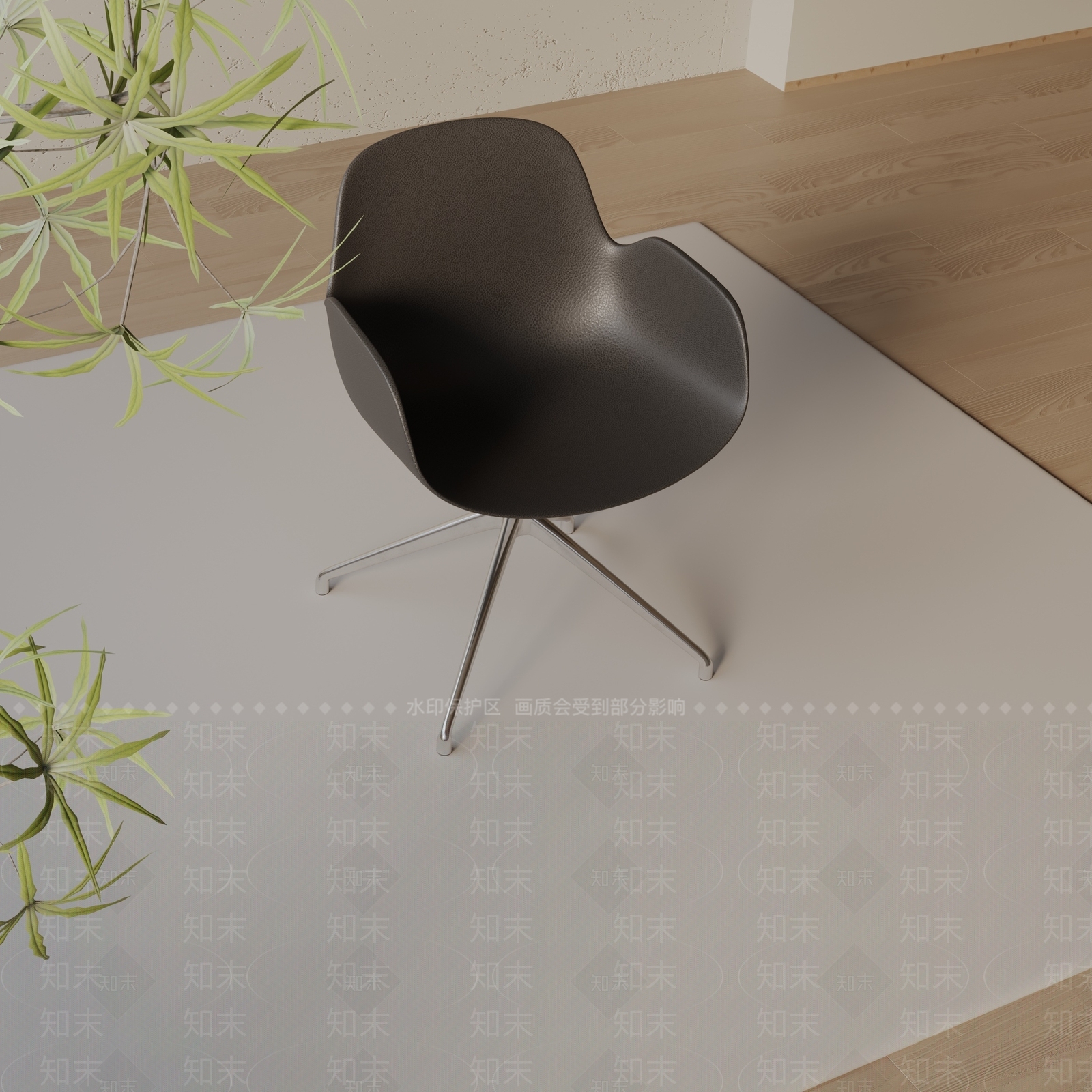 现代办公椅3D模型下载【ID:1197562635】