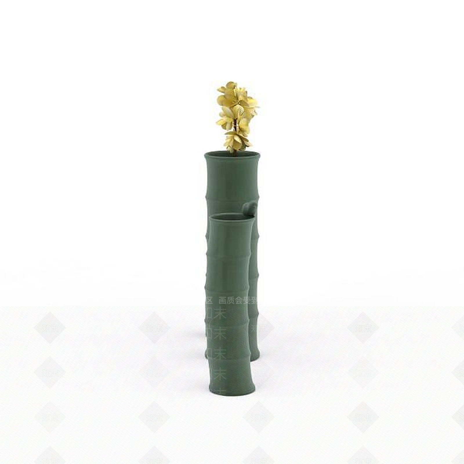现代竹子装饰品3D模型下载【ID:1197562408】