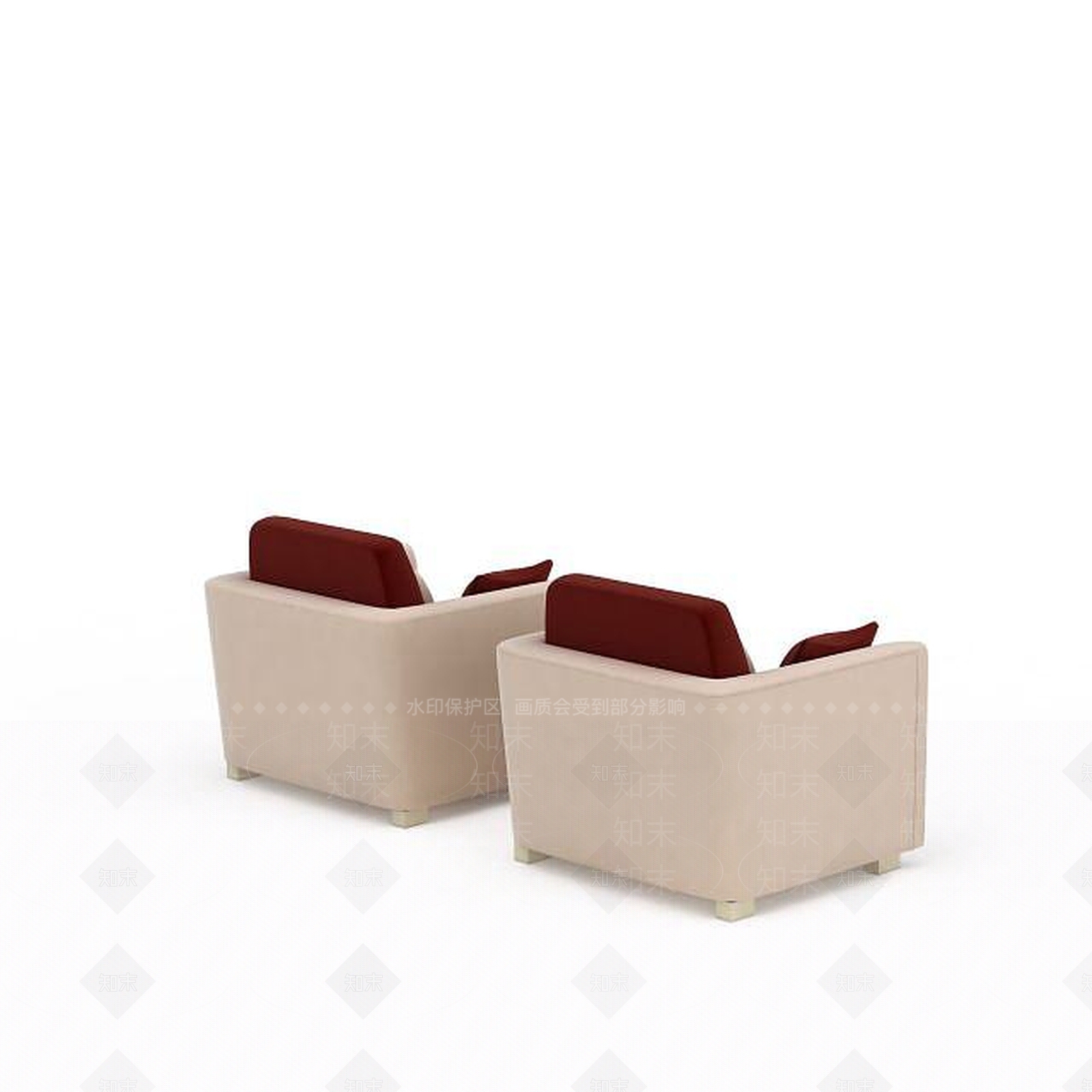 现代布艺沙发3D模型下载【ID:1197565016】
